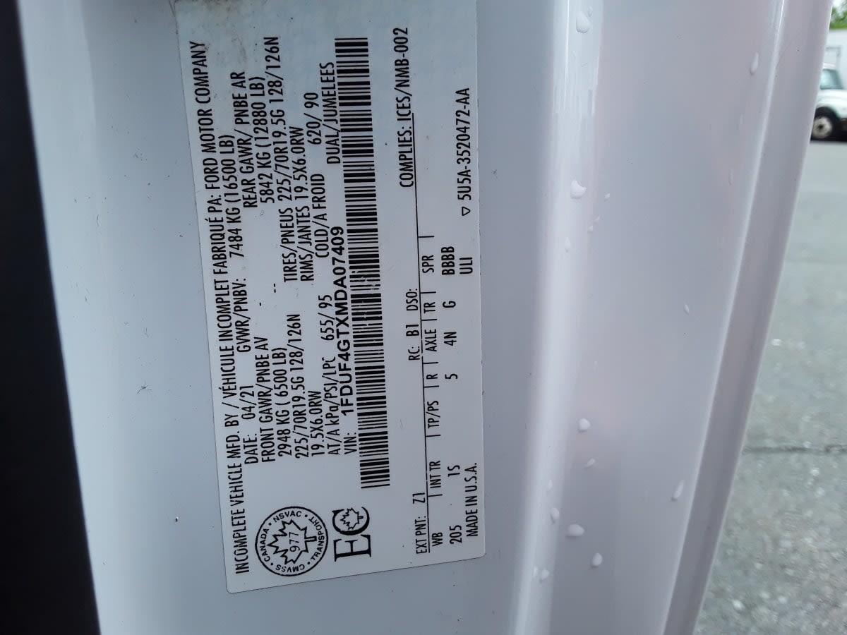 2021 Ford Motor Company F-450 TRUCK 539176