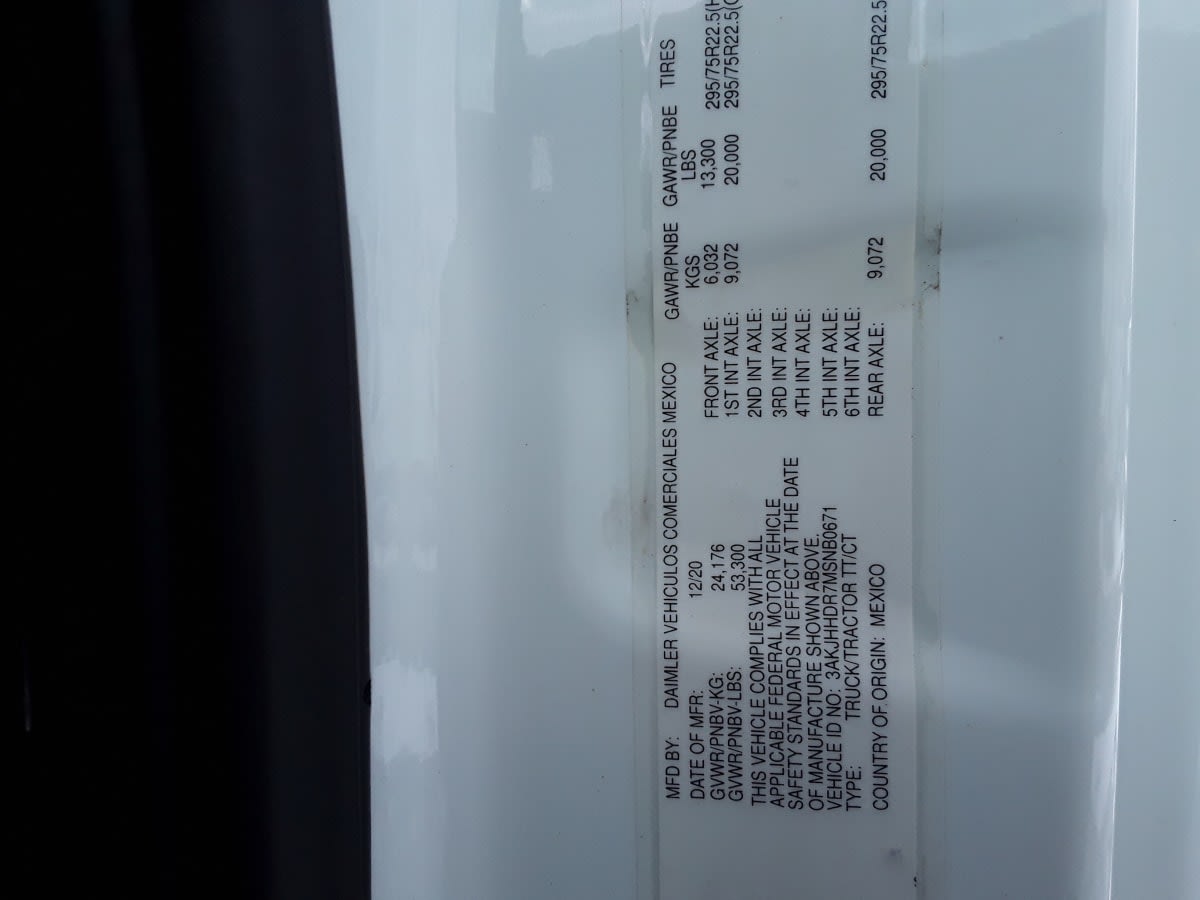 2021 Freightliner/Mercedes NEW CASCADIA PX12664 539838