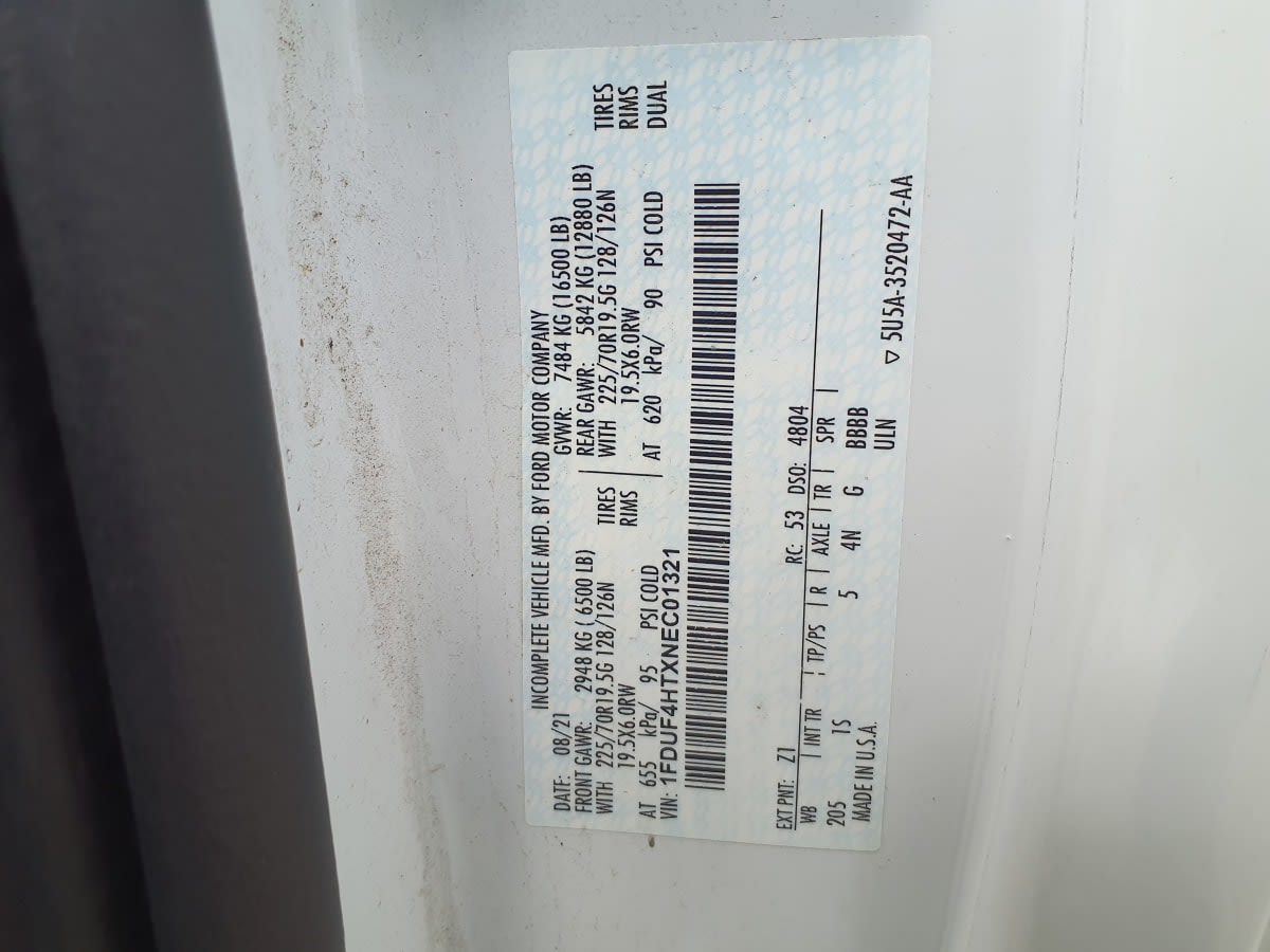 2022 Ford Motor Company F450 (4X4) 547163