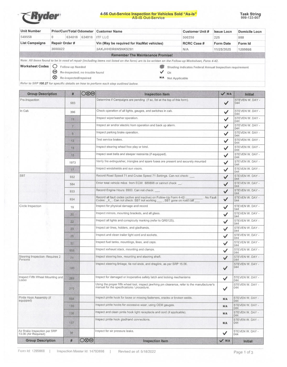 2022 Freightliner/Mercedes NEW CASCADIA PX12664 549558