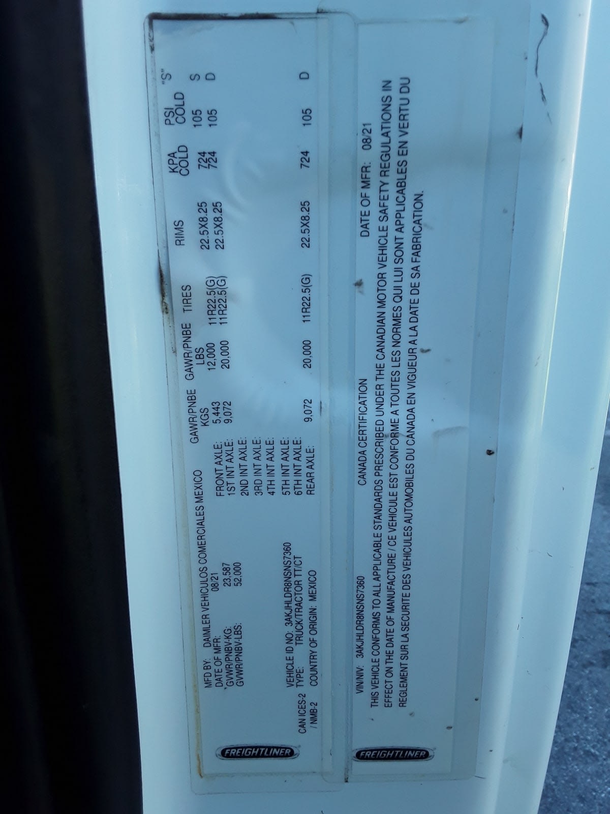 2022 Freightliner/Mercedes NEW CASCADIA PX12664 556501