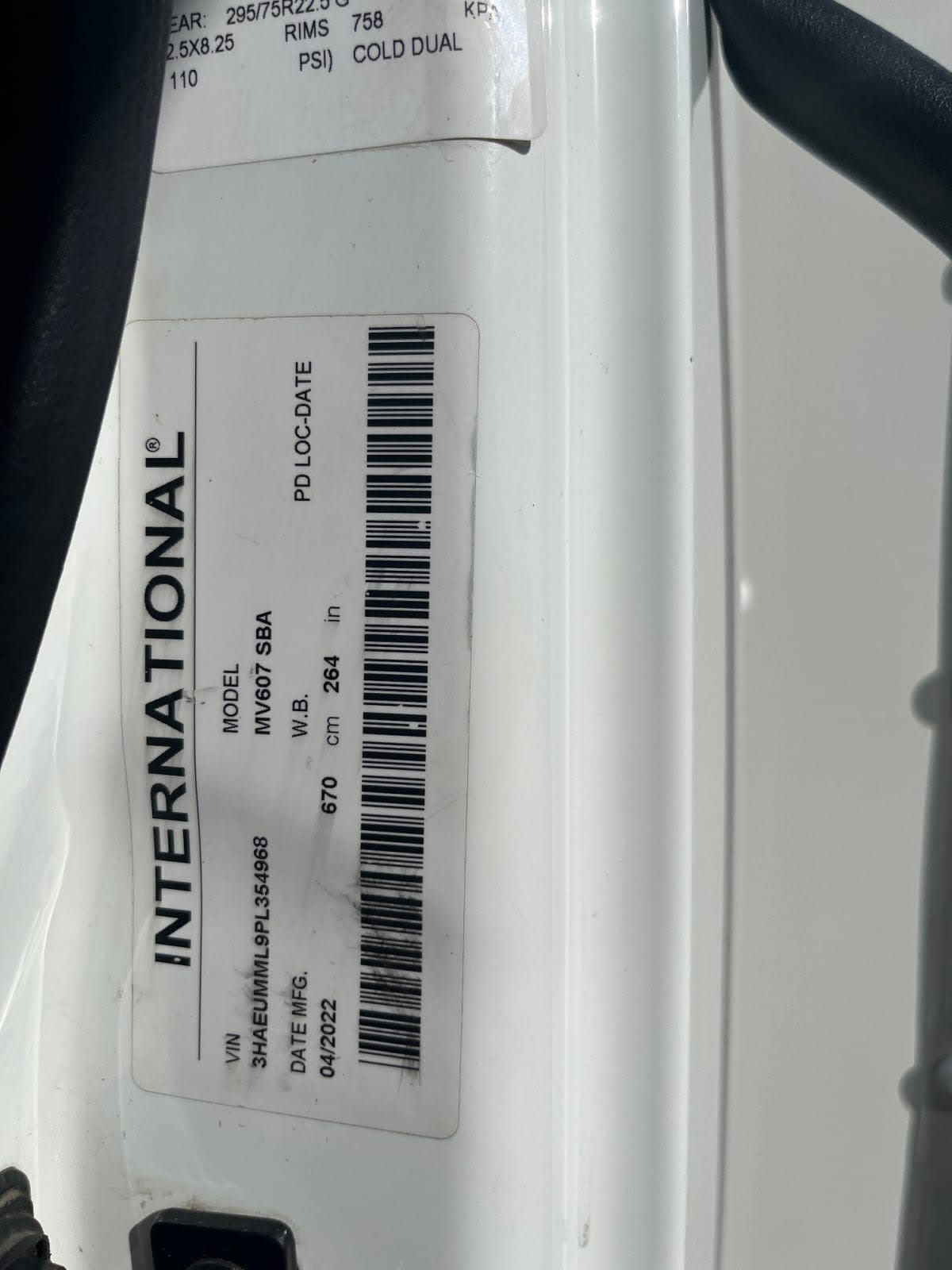 2023 Navistar International MV607 (4X2) 561861