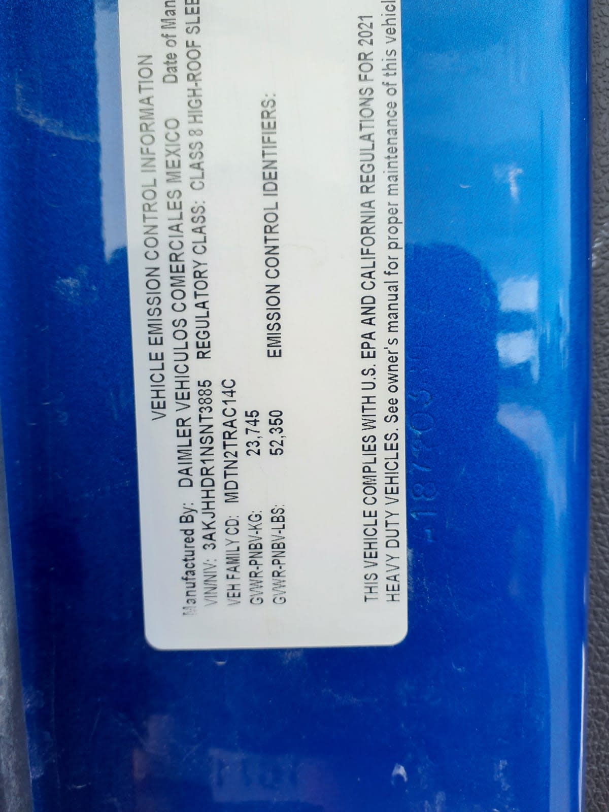 2021 Freightliner/Mercedes NEW CASCADIA PX12664 569095