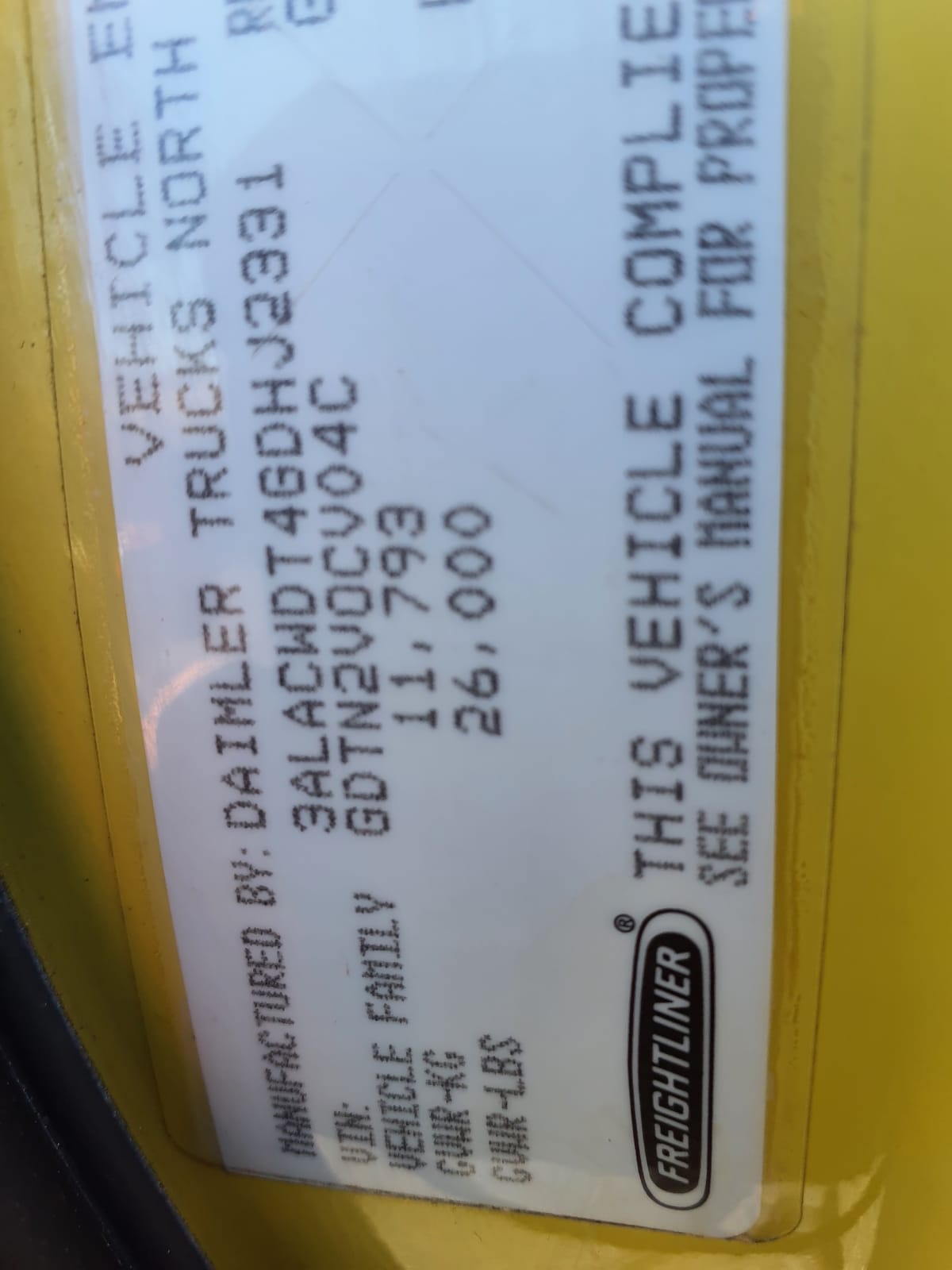 2016 Freightliner/Mercedes M2 106 648222