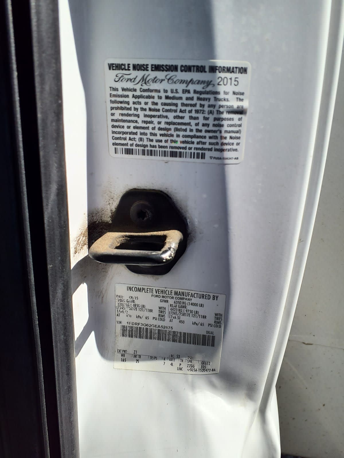 2016 Ford Motor Company F-350 SUPER DUTY 655030