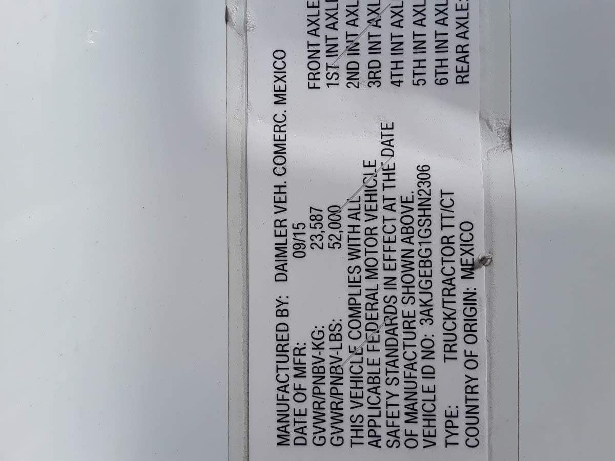 2016 Freightliner CASCADIA 125 655899