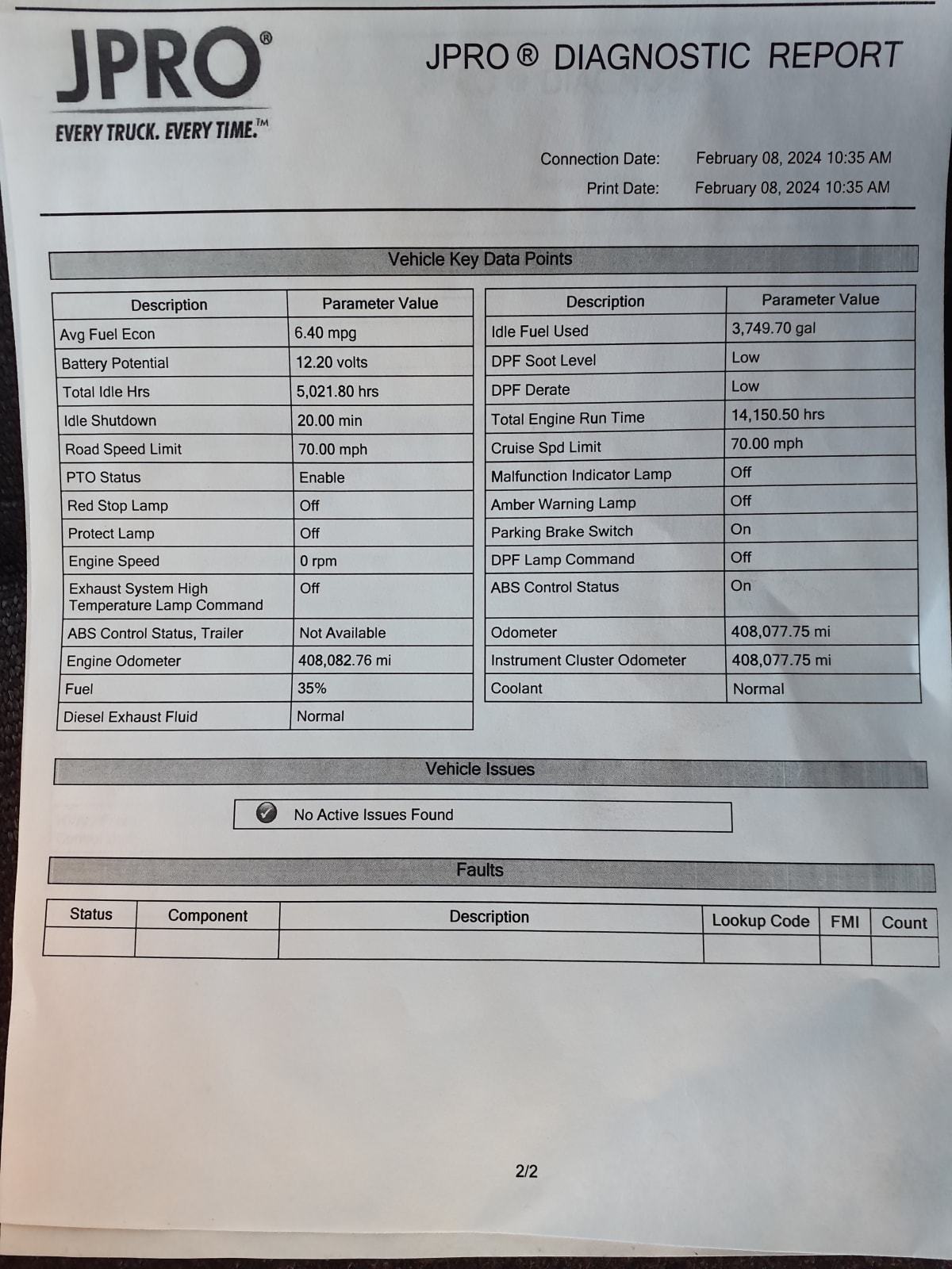 2016 Freightliner/Mercedes CASCADIA 125 660486