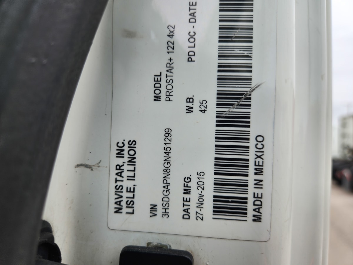 2016 Navistar International PROSTAR (4X2) 661068