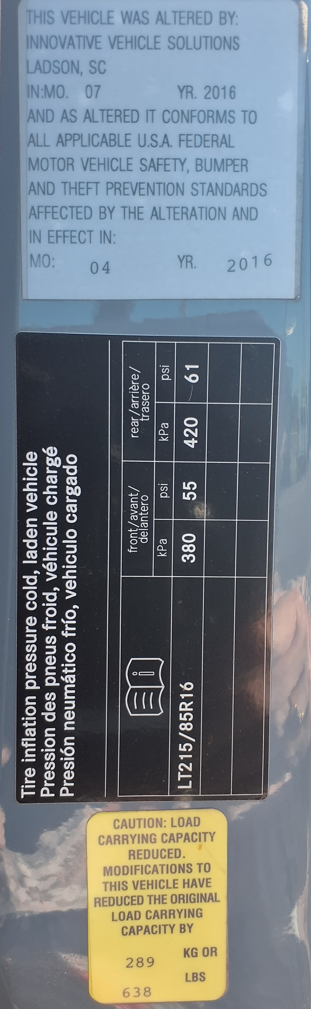 2016 Mercedes-Benz SPRINTER 3500 667193