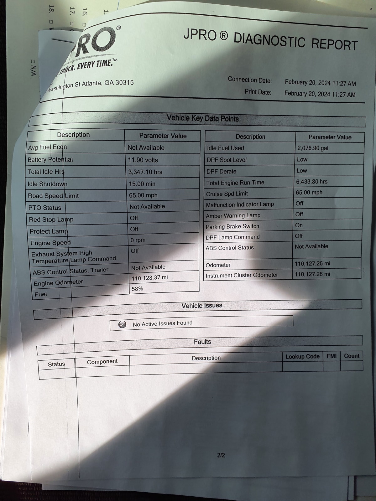 2017 Navistar International PROSTAR 669615