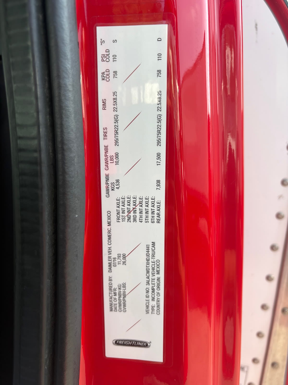 2017 Freightliner/Mercedes M2 106 674644