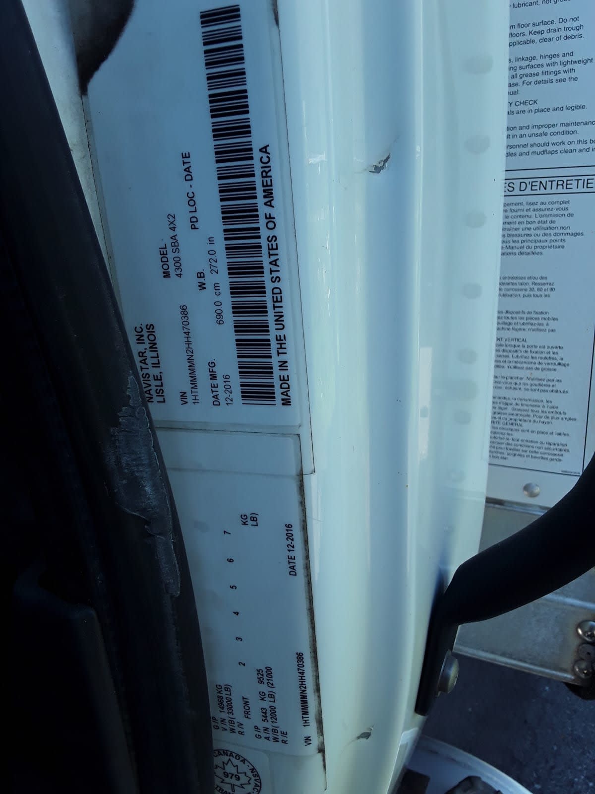2017 Navistar International 4300 679842