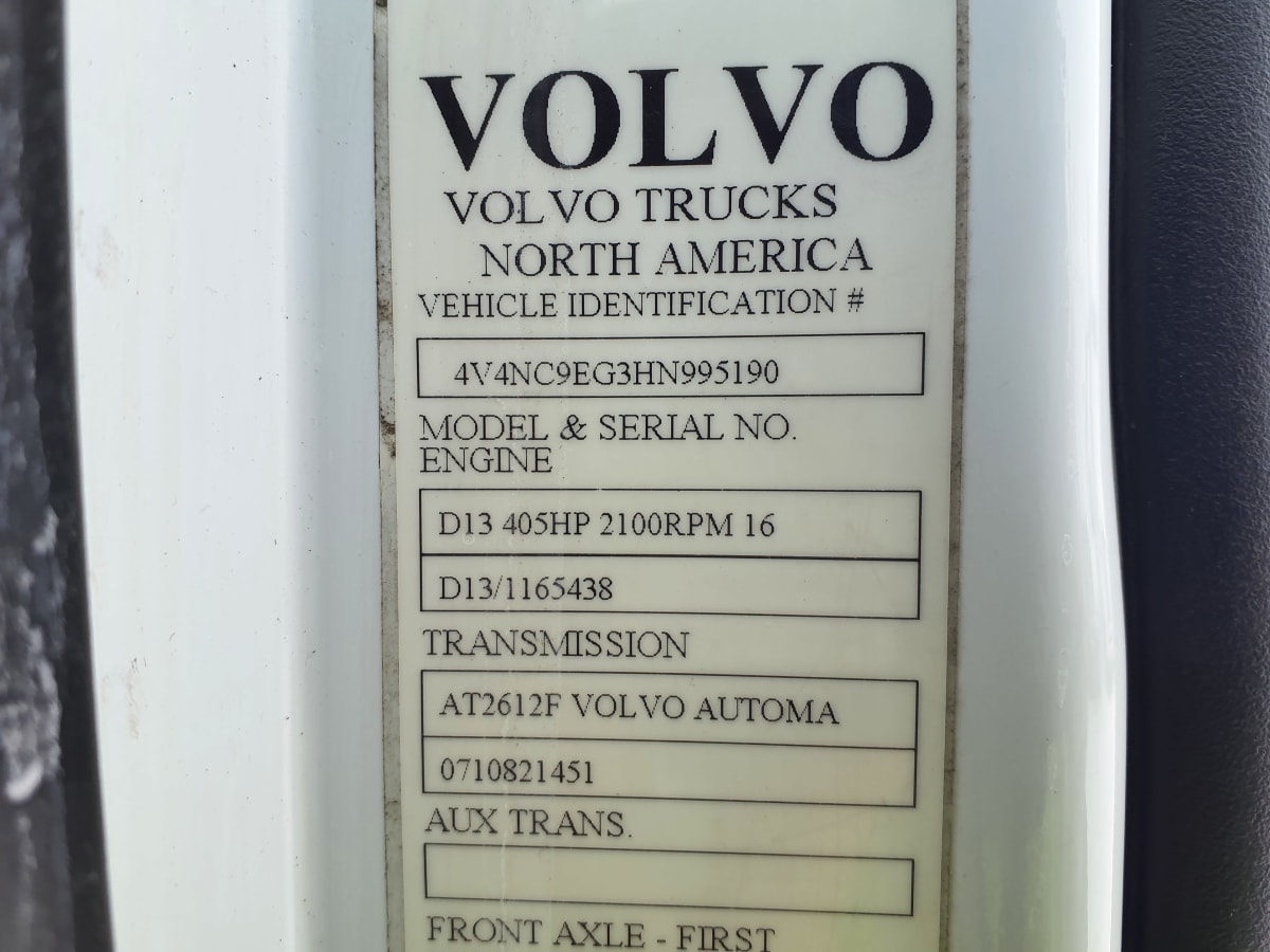 2017 Volvo VNL64T 680496