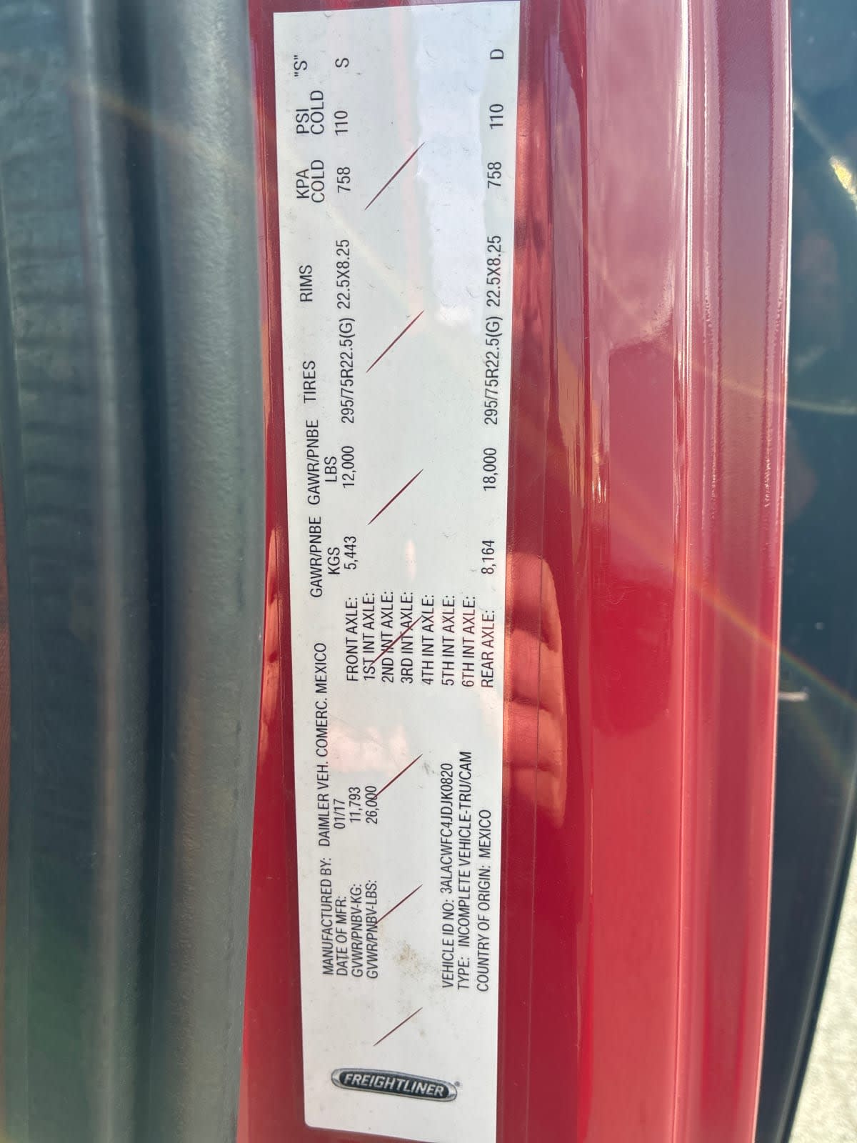 2018 Freightliner/Mercedes M2 106 681608