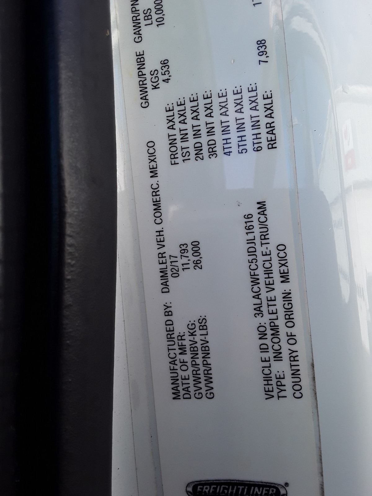 2018 Freightliner/Mercedes M2 106 682118