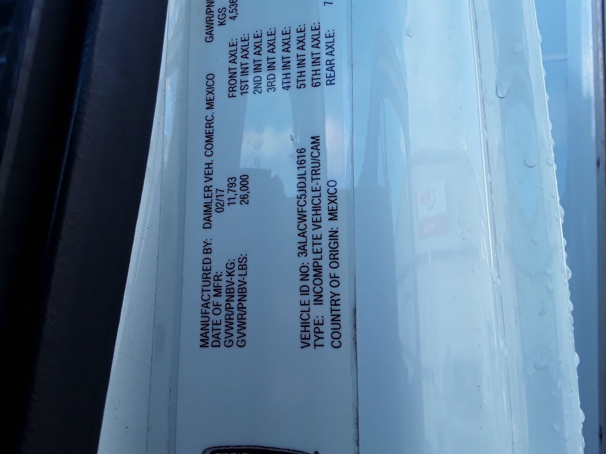 2018 Freightliner/Mercedes M2 106 682118