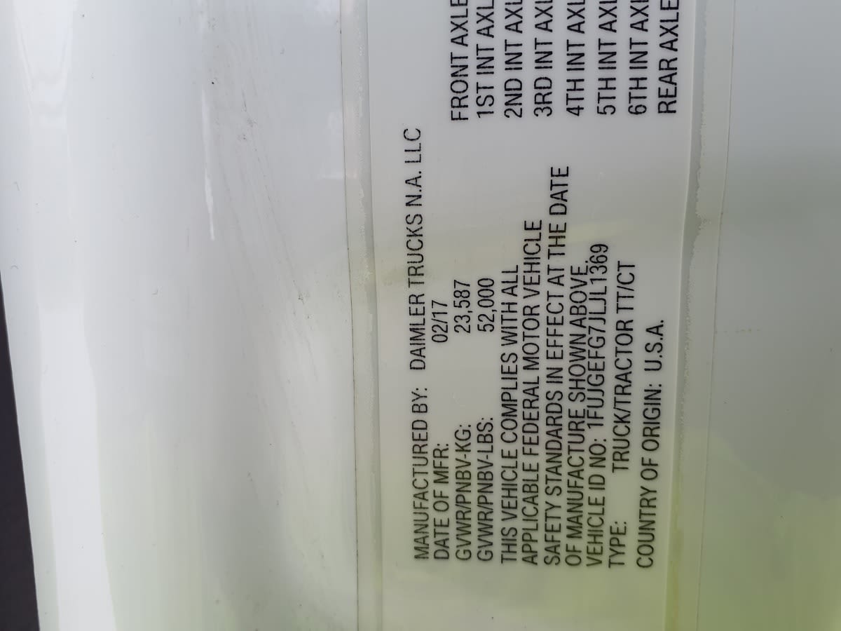 2018 Freightliner/Mercedes CASCADIA 125 683191