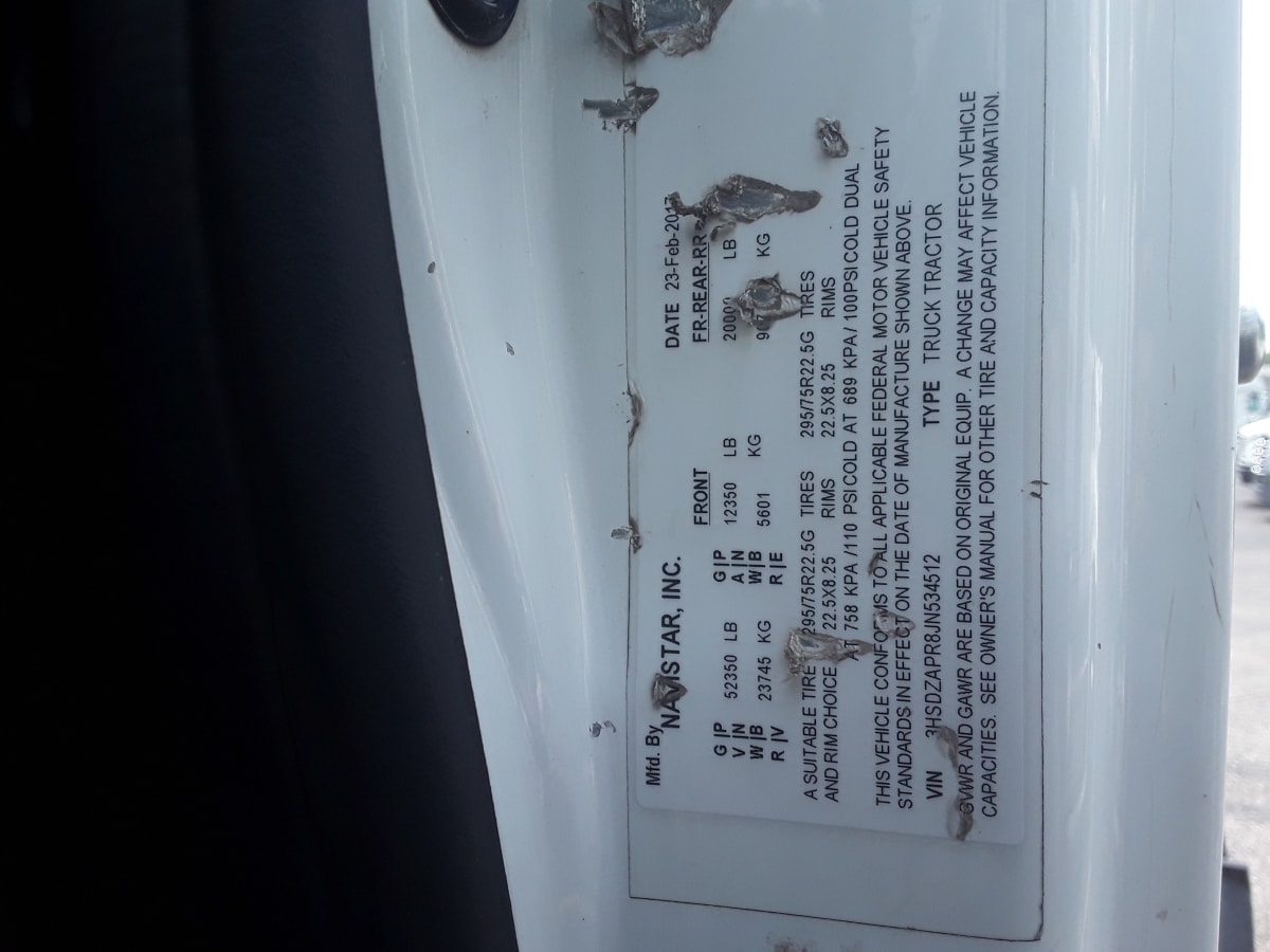 2018 Navistar International LT625 DAYCAB T/A 684162