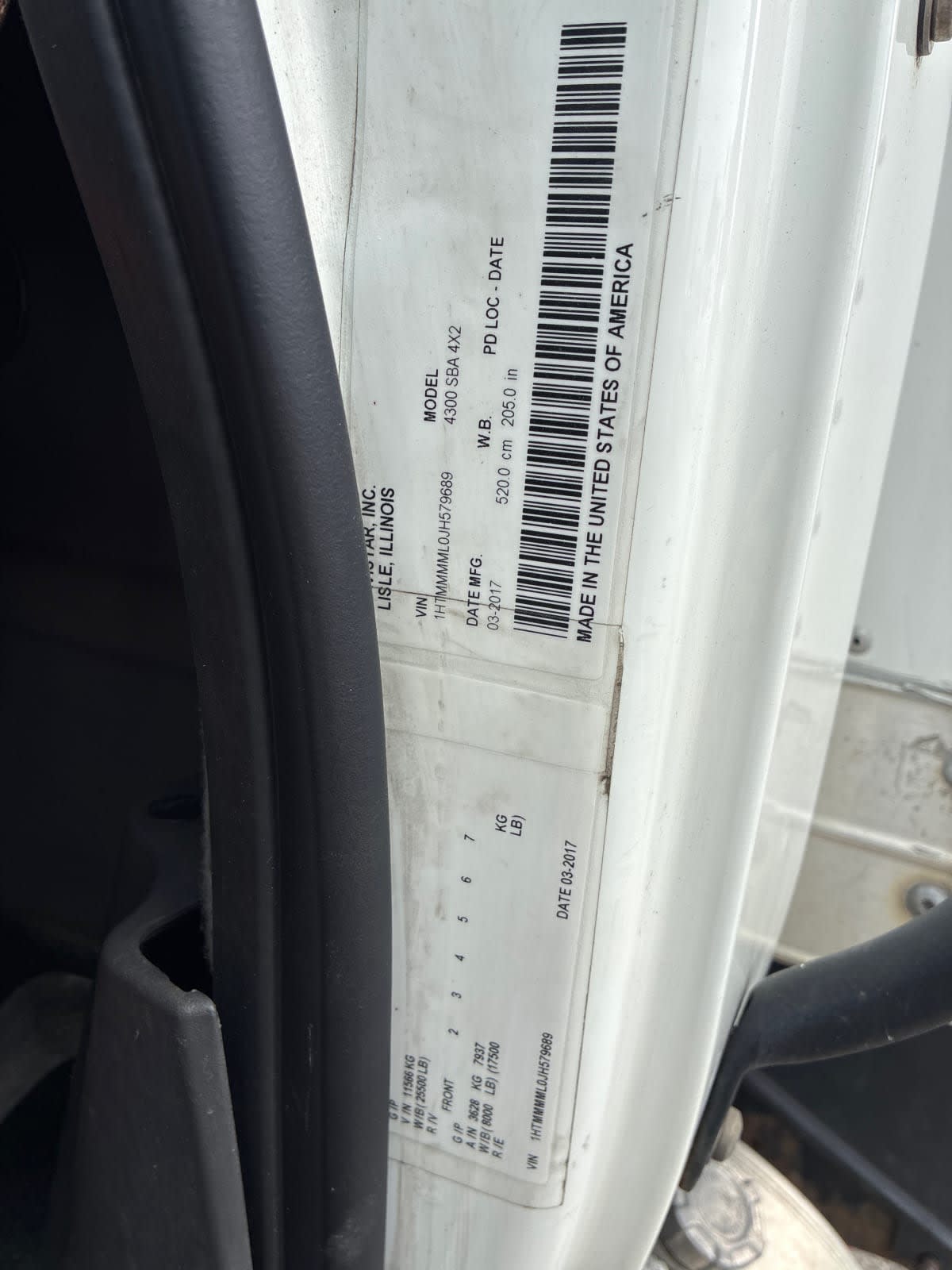 2018 Navistar International 4300 684212