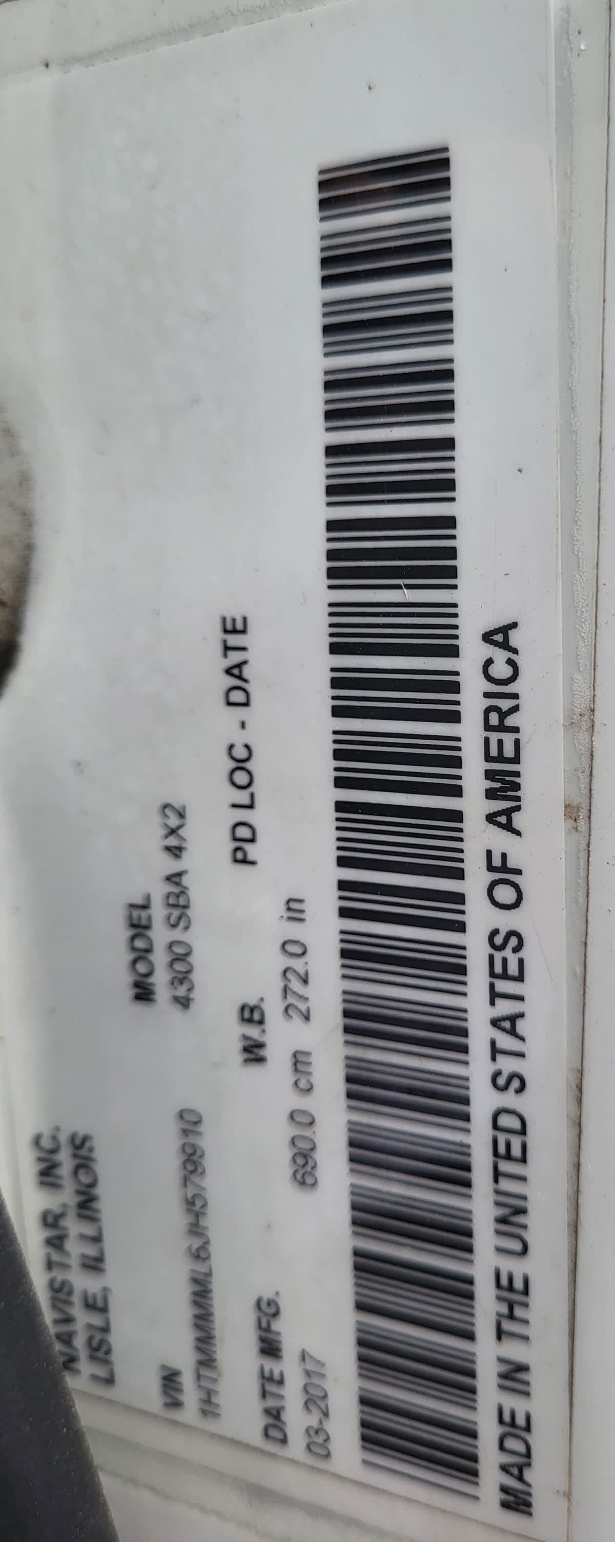 2018 Navistar International 4300 686617