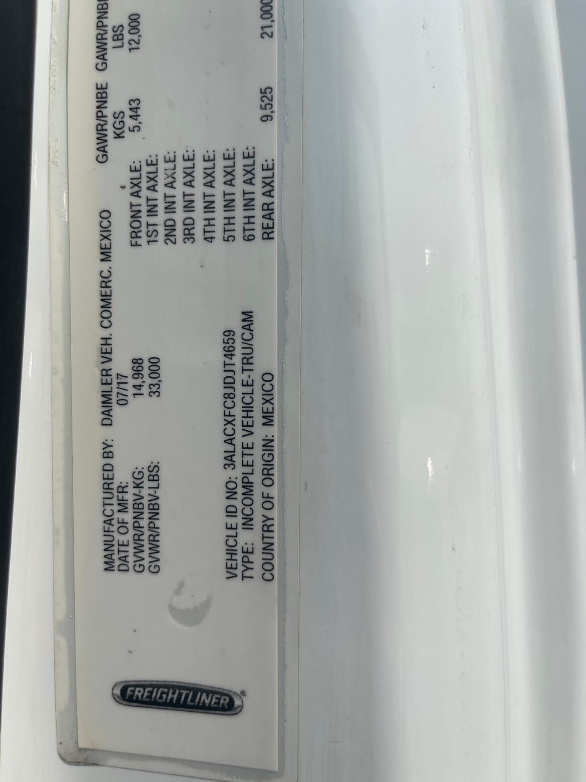 2018 Freightliner/Mercedes M2 106 753332