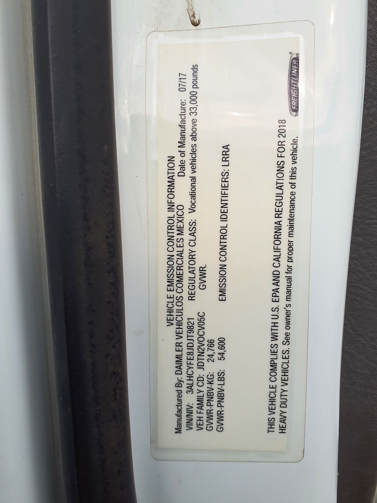 2018 Freightliner/Mercedes M2 106 753702