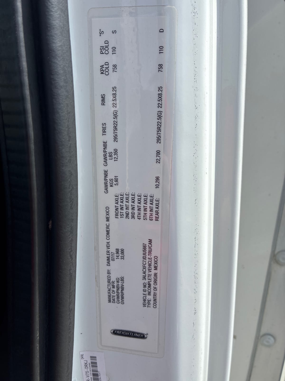 2018 Freightliner/Mercedes M2 106 756465