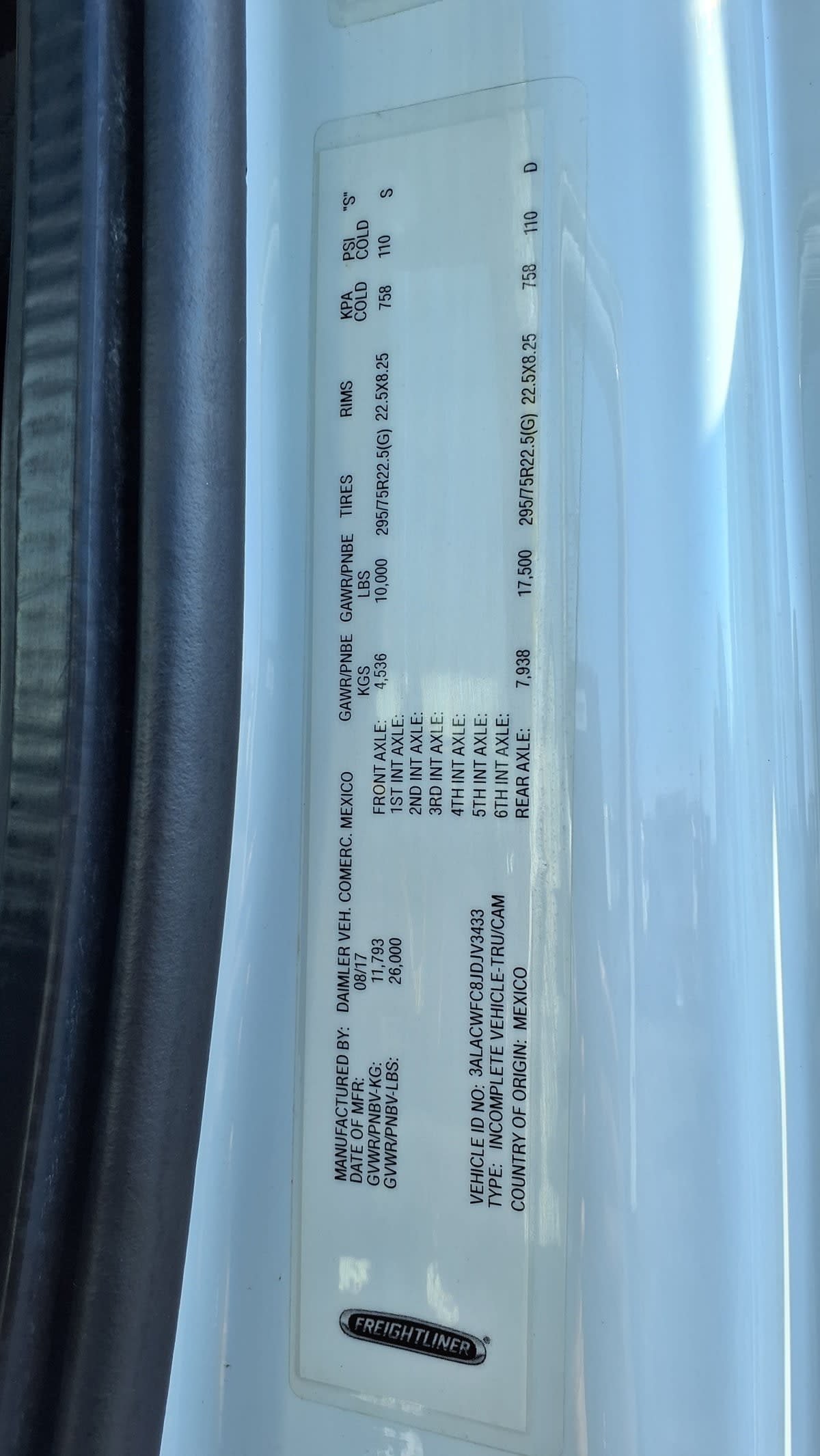 2018 Freightliner/Mercedes M2 106 762890