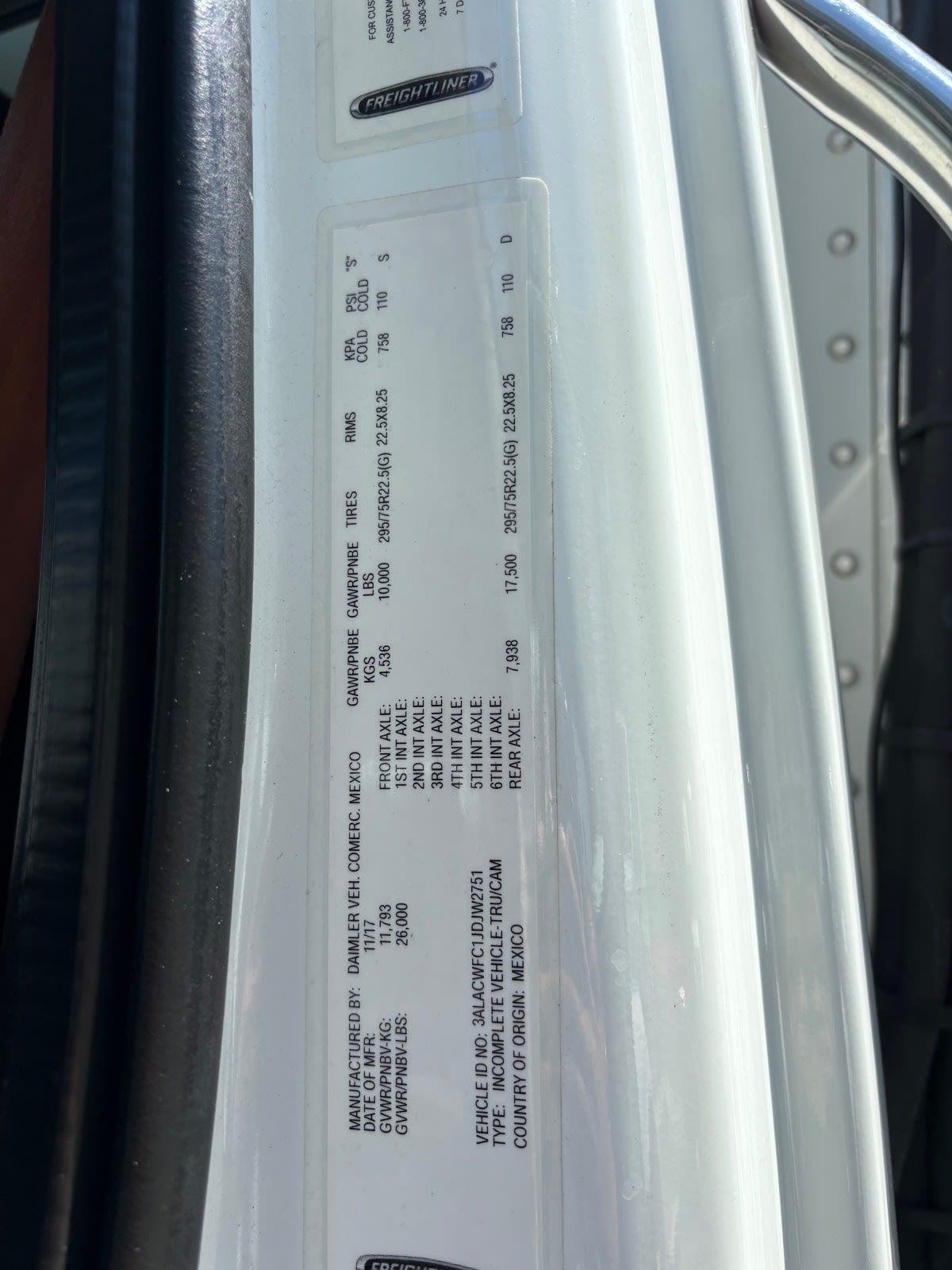 2018 Freightliner/Mercedes M2 106 766012