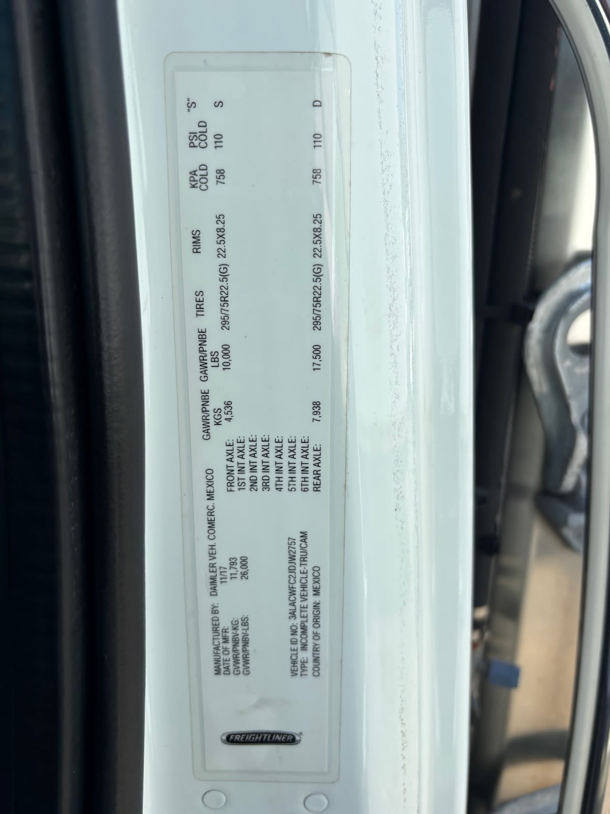 2018 Freightliner/Mercedes M2 106 766272