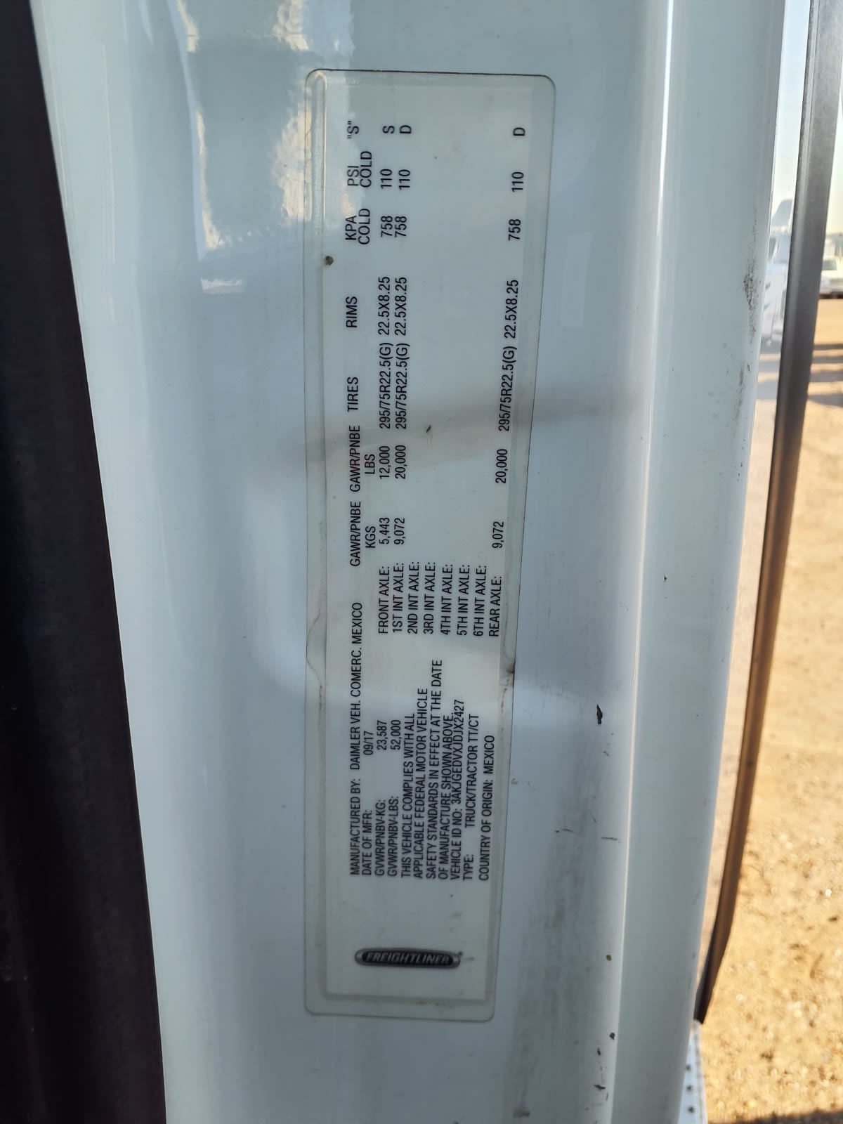 2018 Freightliner CASCADIA 125 771569