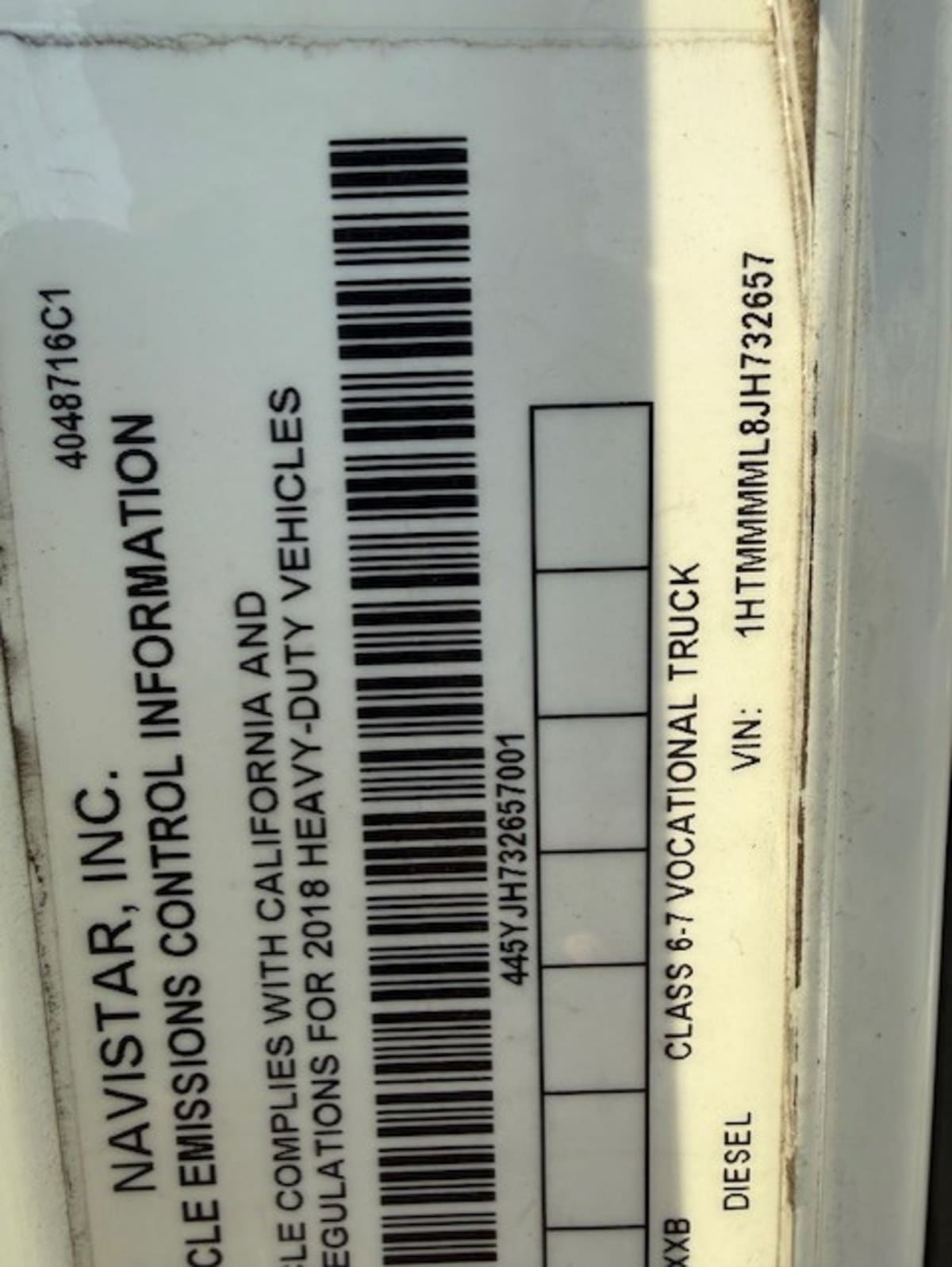 2018 Navistar International 4300 776068