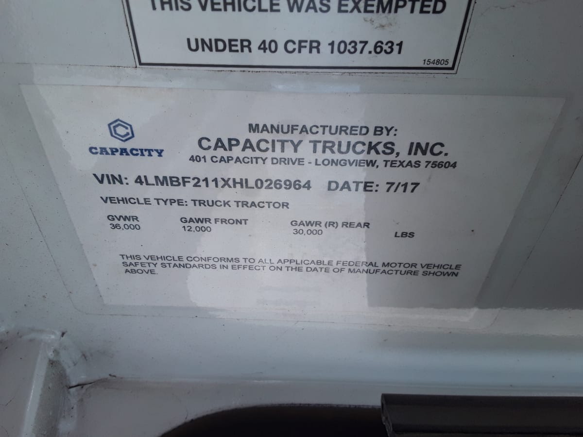 2017 Capacity Of Texas,Inc. SABRE 5 4X2 777319