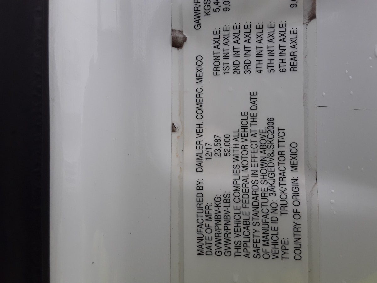 2018 Freightliner/Mercedes CASCADIA 125 786619