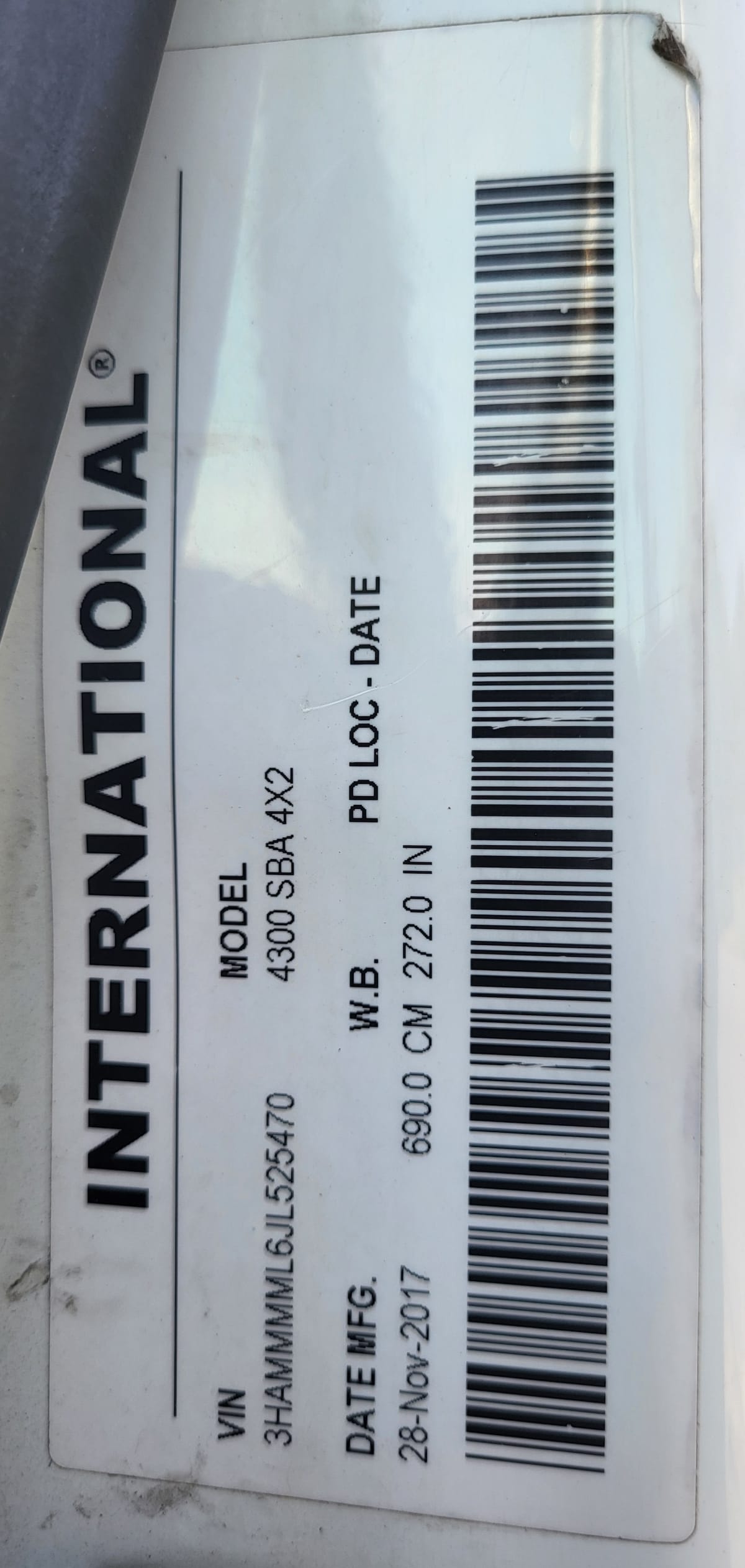 2018 Navistar International 4300 787016