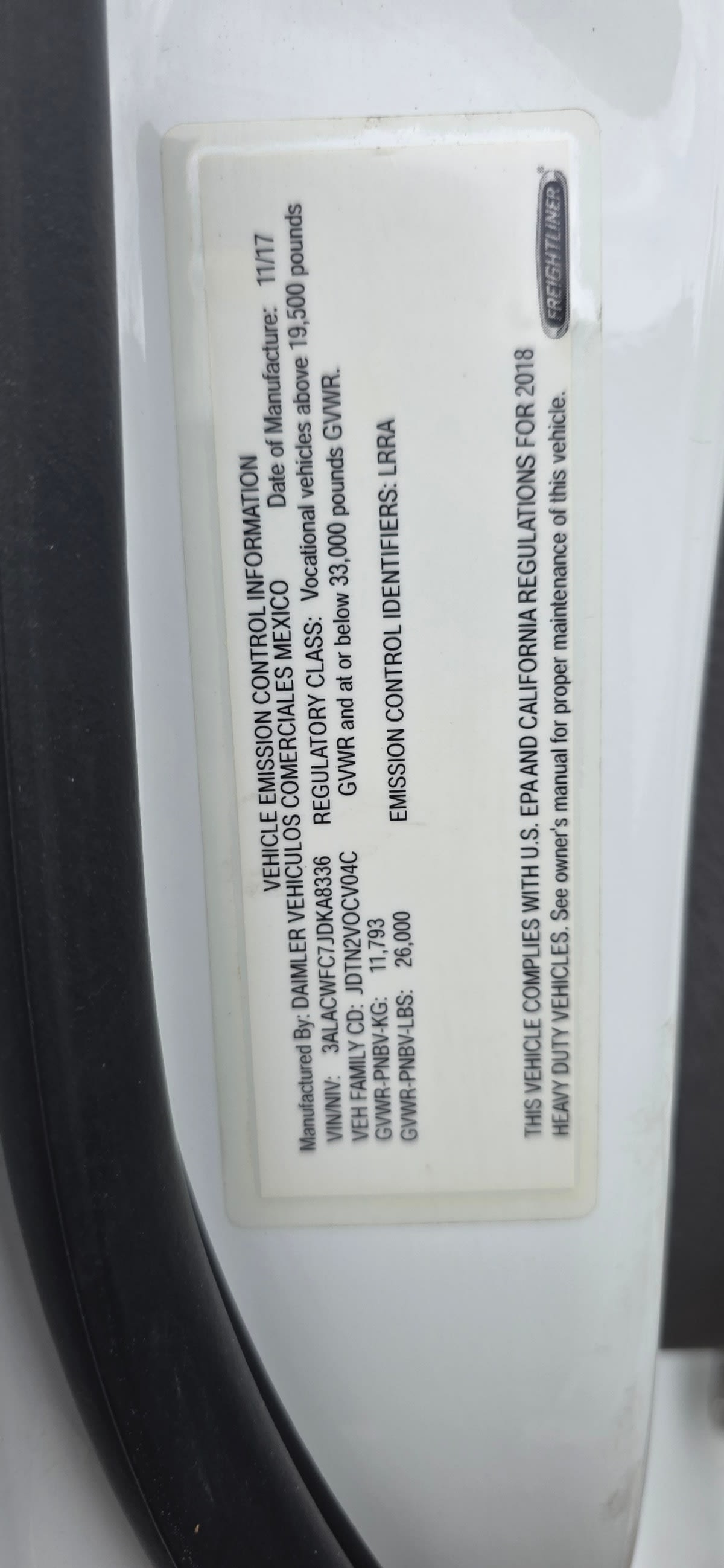 2018 Freightliner/Mercedes M2 106 789957