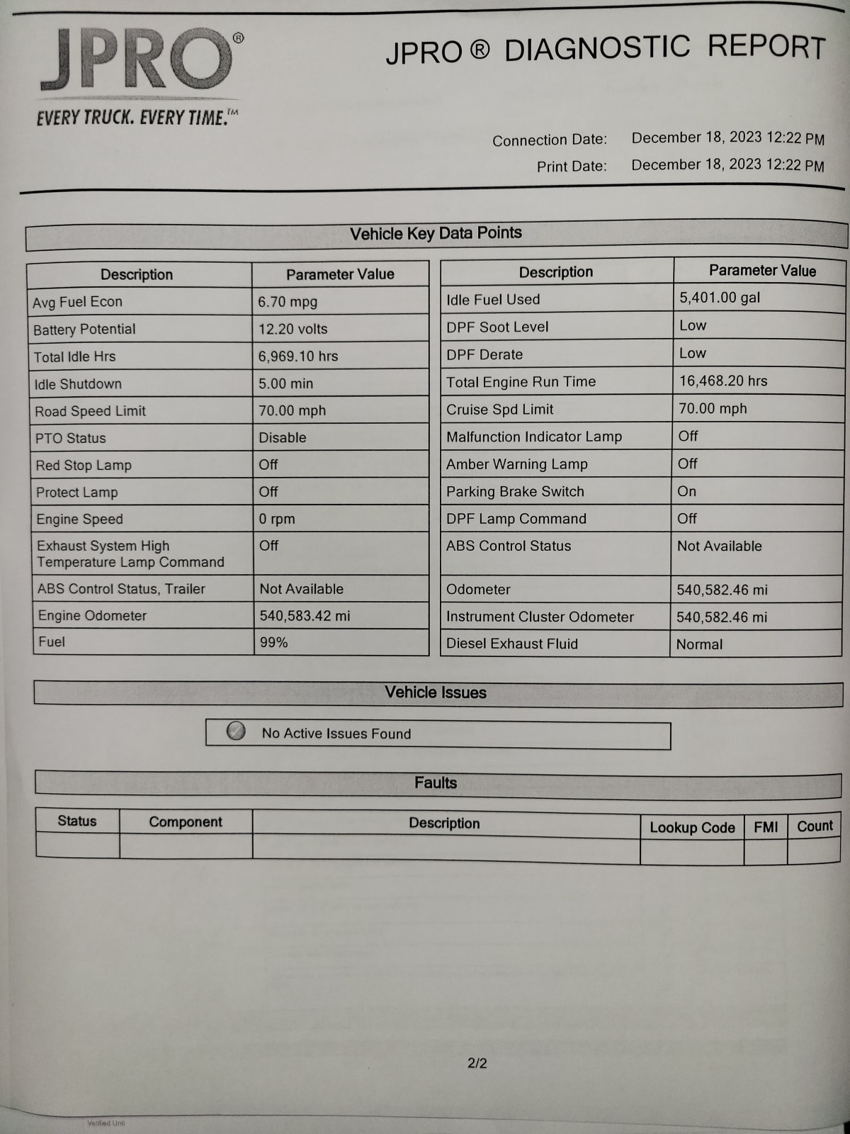 2018 Navistar International LT625 SLPR CAB 790268