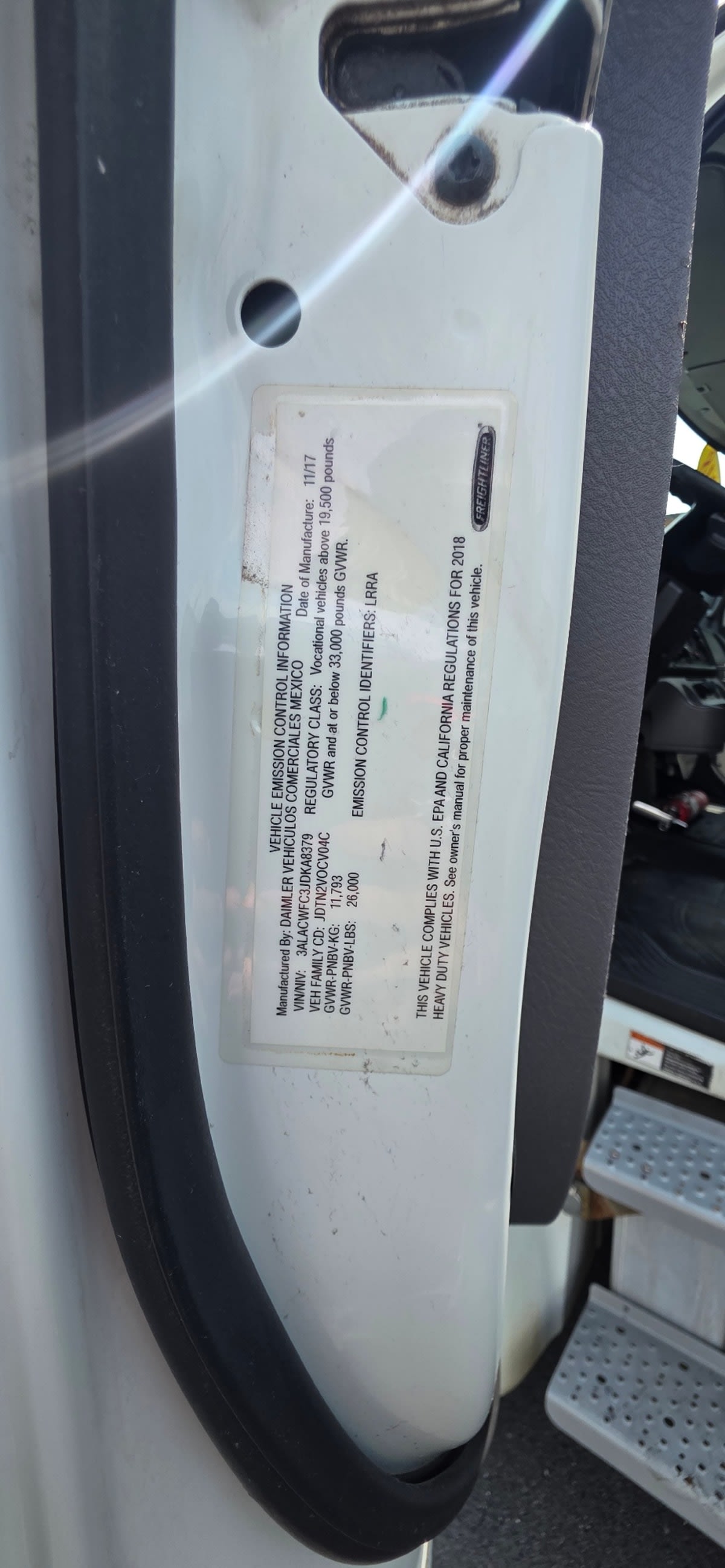 2018 Freightliner/Mercedes M2 106 799877