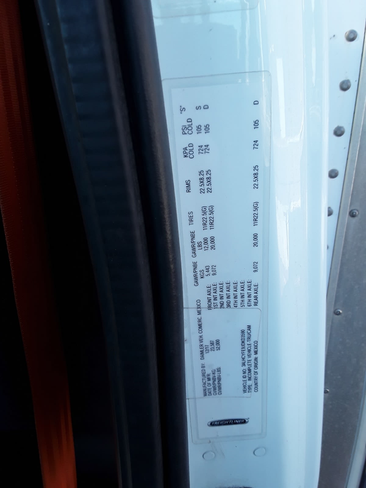 2018 Freightliner/Mercedes M2 106 800069