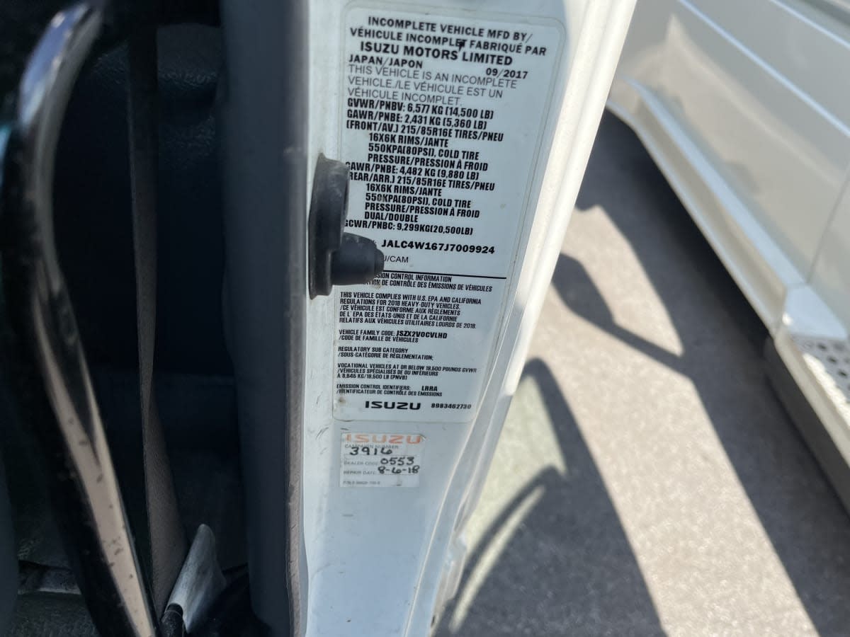 2018 Isuzu NPR HD 803239