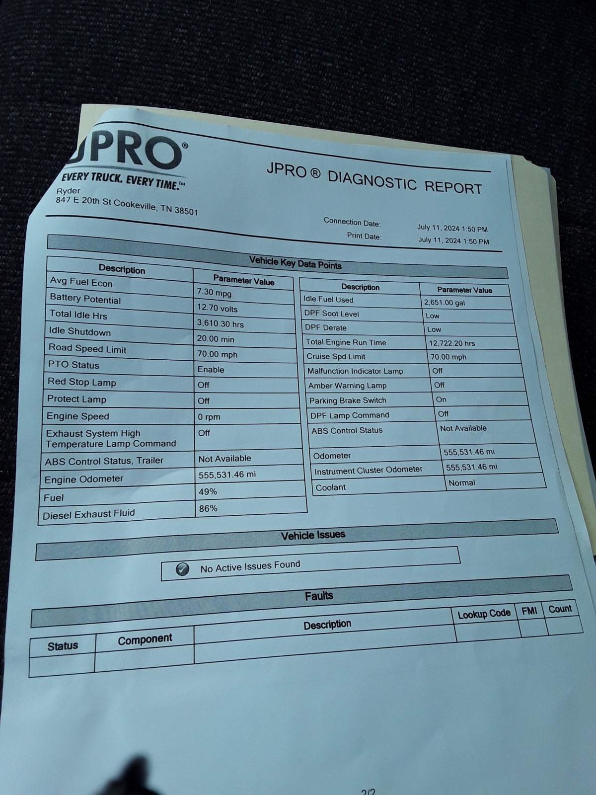 2019 Freightliner/Mercedes CASCADIA 125 803775