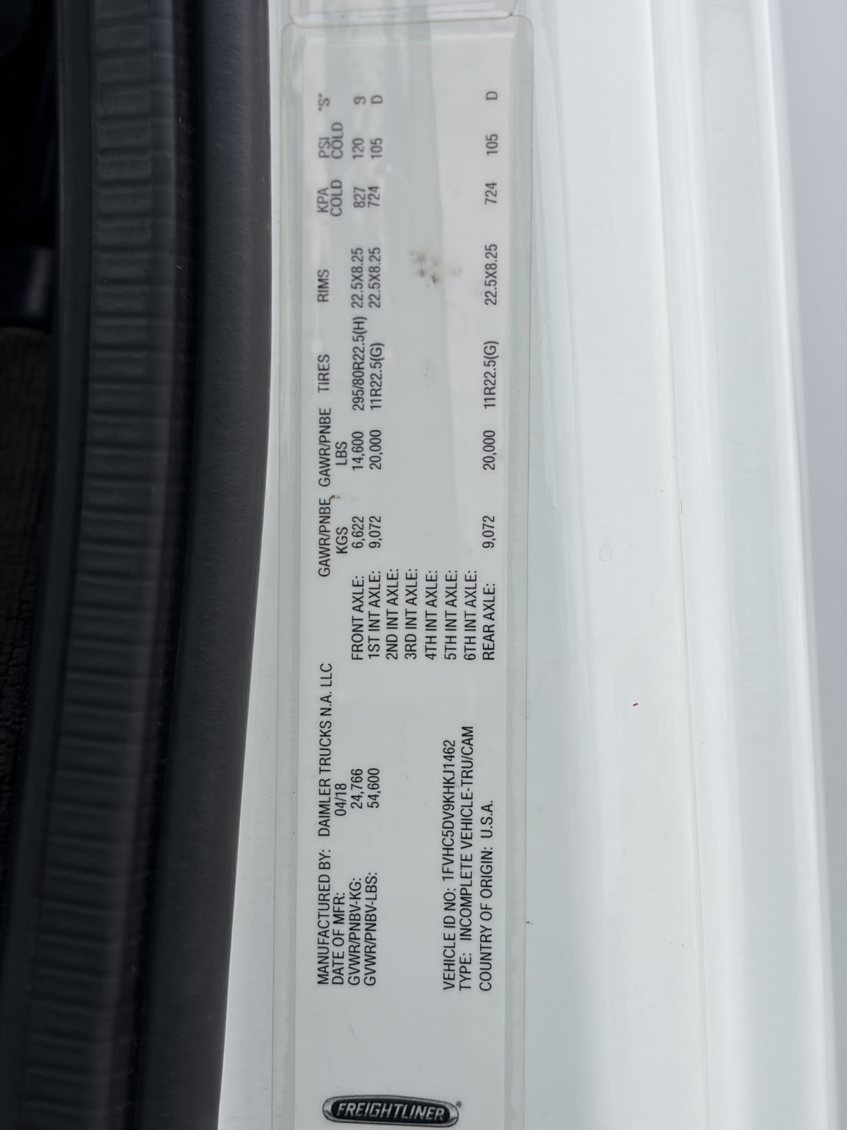 2019 Freightliner/Mercedes M2-112 807900