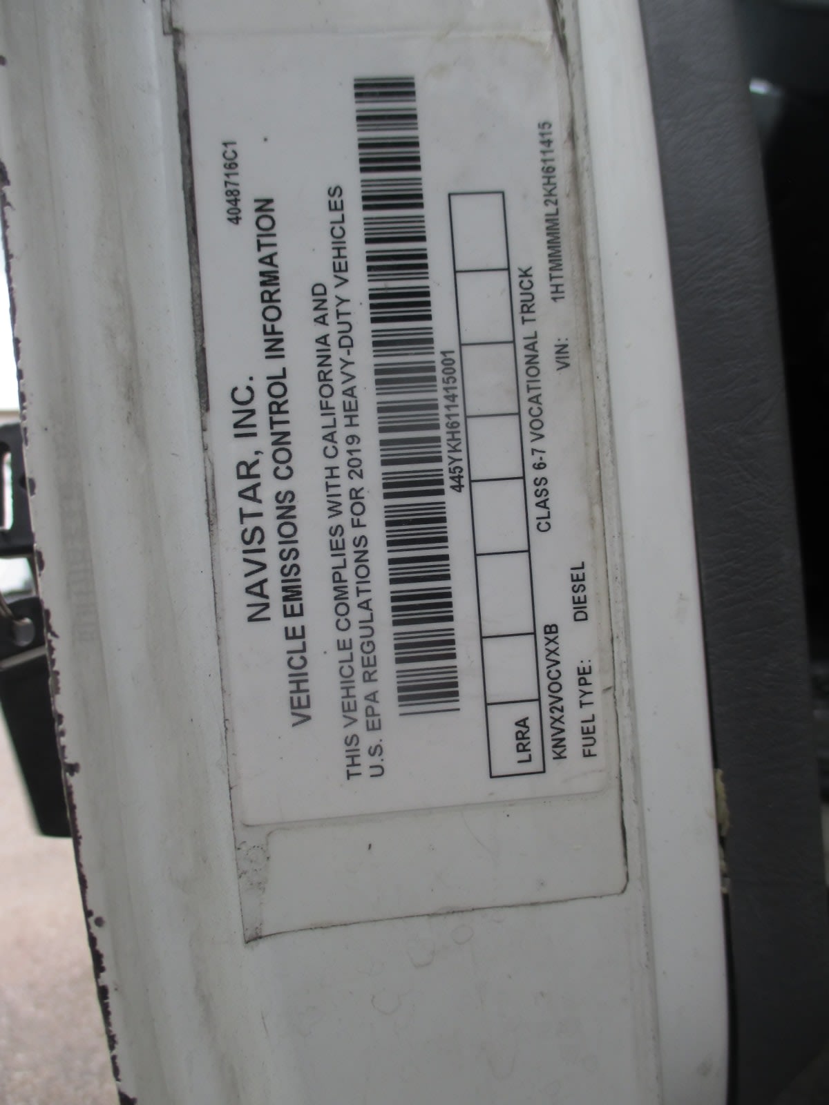 2019 Navistar International 4300 809497