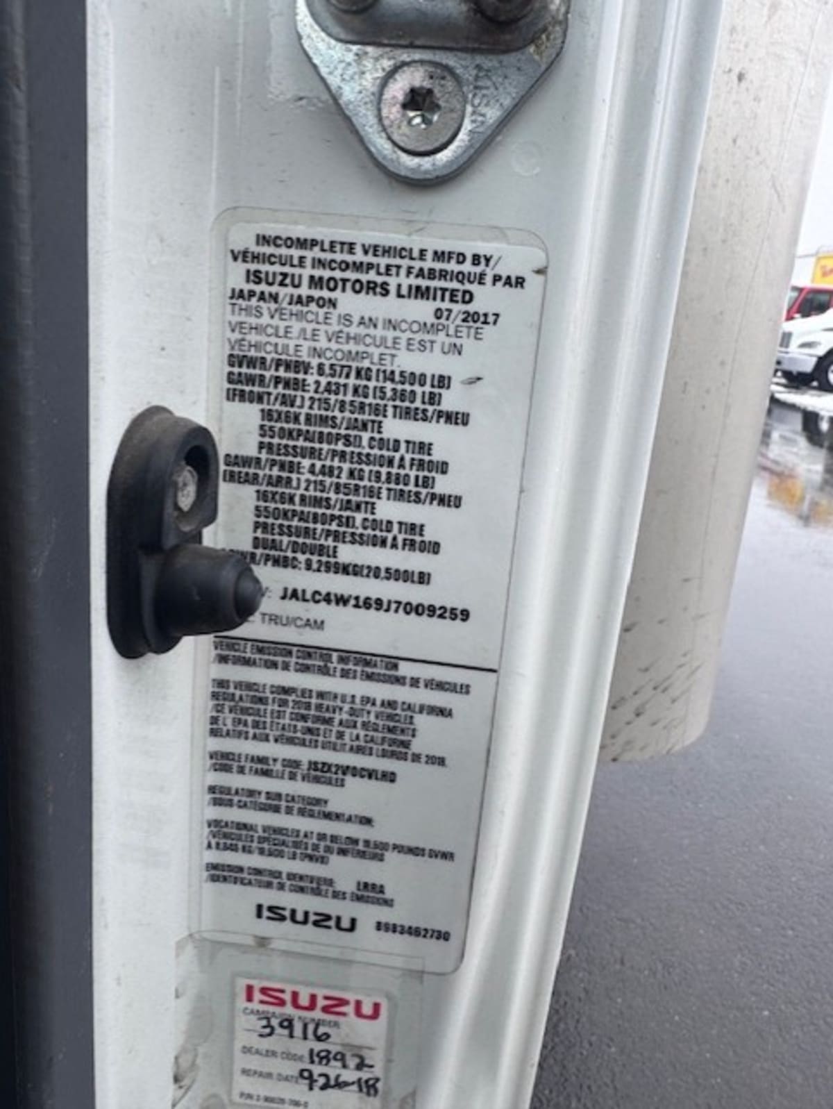 2018 Isuzu NPR HD 810557