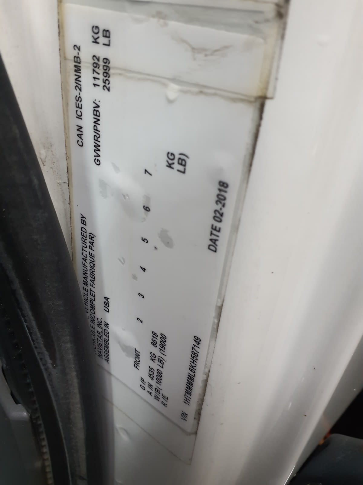 2019 Navistar International 4300 811488