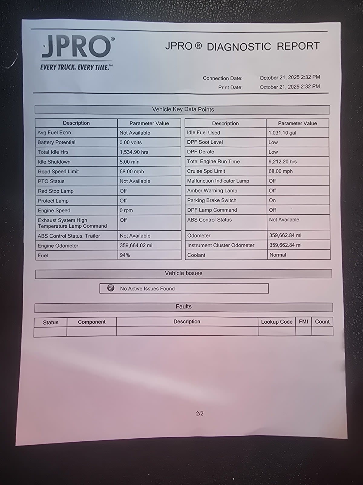 2019 Navistar International RH613 DAYCAB S/A 812725