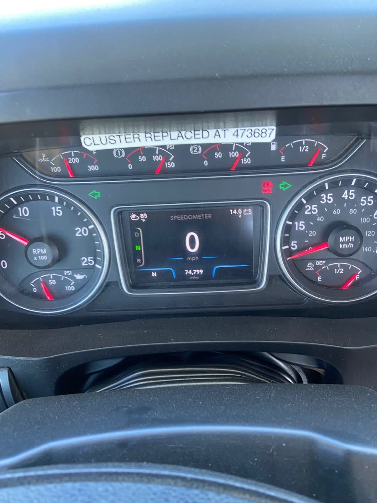 2019 Navistar International RH613 DAYCAB S/A 812805