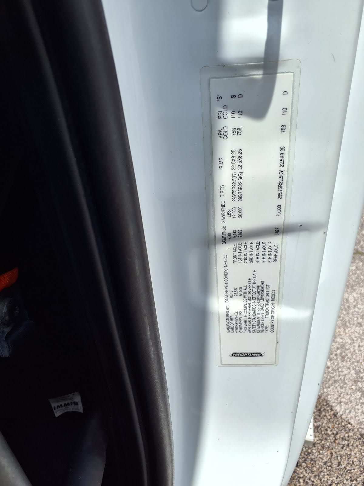 2019 Freightliner/Mercedes NEW CASCADIA PX12664 812971
