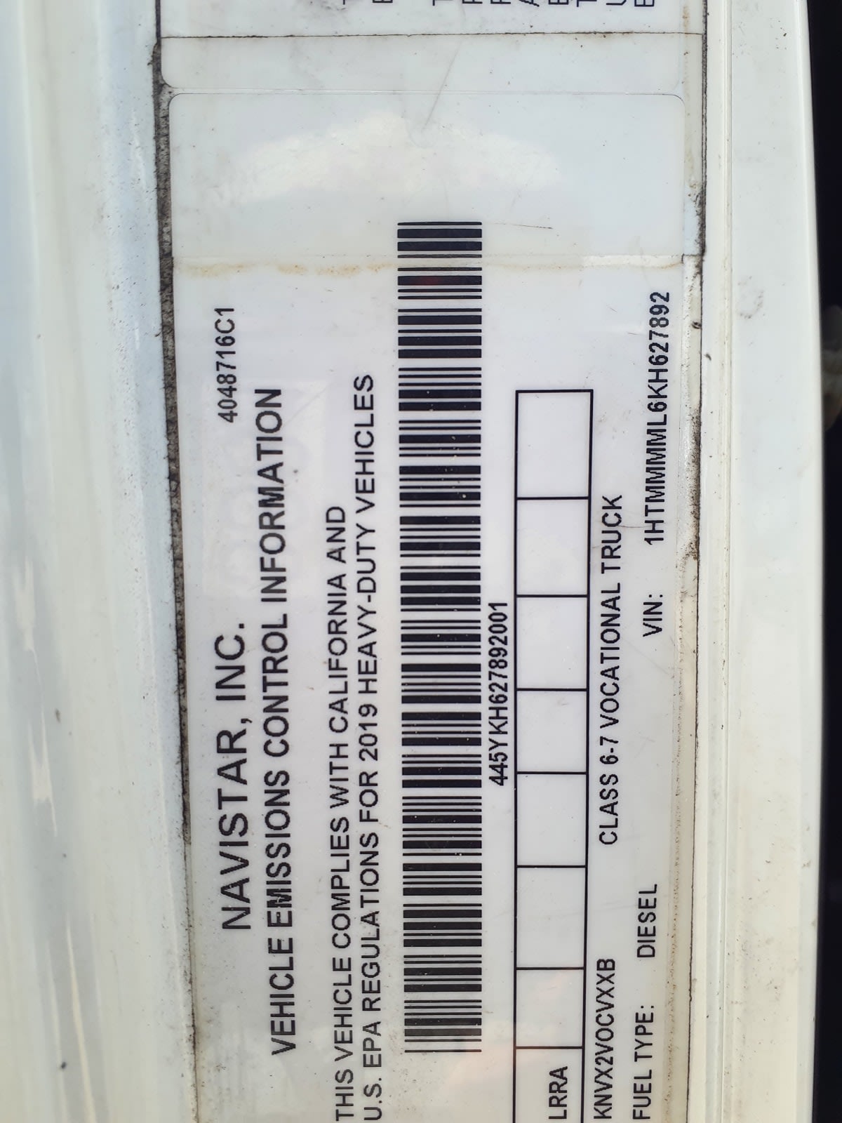 2019 Navistar International 4300 813944