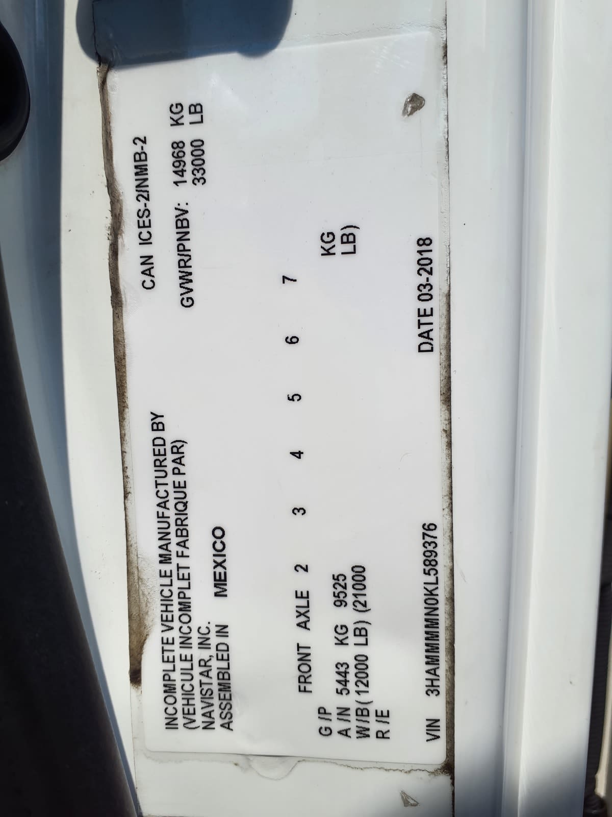 2019 Navistar International 4300 814977